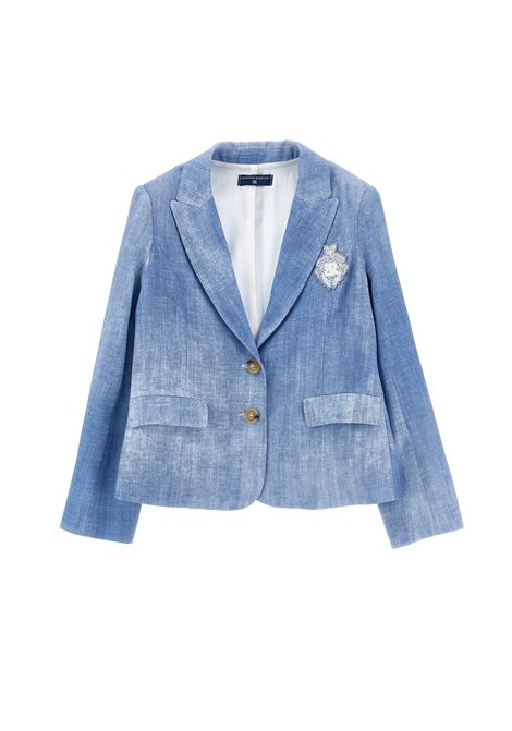 Giacca con applicazioni ERMANNO SCERVINO JUNIOR | Z1G101 73660062